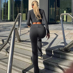 Nova Set S Crop-Topem A Kalhotami Pro Dámy Na Každodenní Nošení