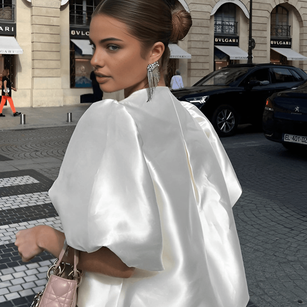 Aurelia Blůza S Nabíranými Rukávy Pro Každodenní Nošení