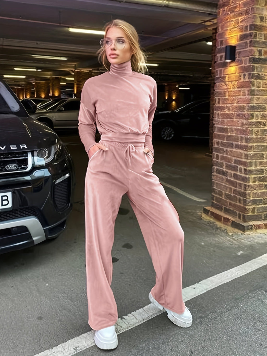 Nova Samet-Loungewear-Set Pro Dámské Nošení Doma Elegantní