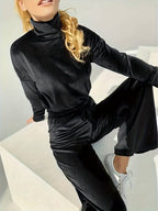 Nova Samet-Loungewear-Set Pro Dámské Nošení Doma Elegantní