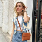 Astra Letní Vesta S Květinovým Vzorem Pro Dámské Oblečení