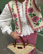 Astra Letní Vesta S Květinovým Vzorem Pro Dámské Oblečení