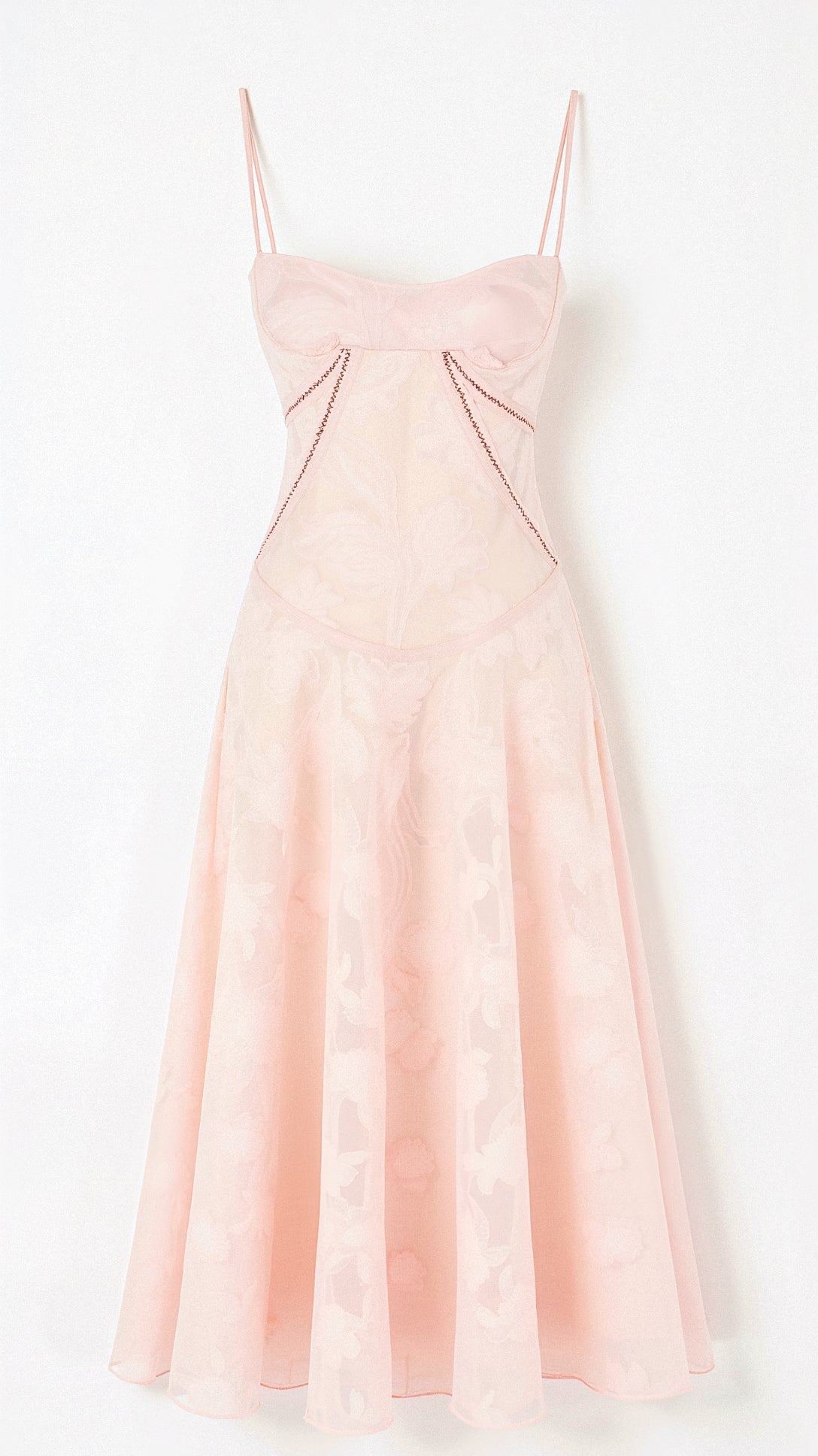 Astra Květinové Transparentní Romantický Maxikabát