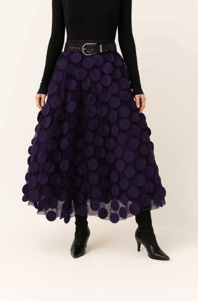 Lyra A-Linie Midirok Dámské Šaty Pro Každou Příležitost