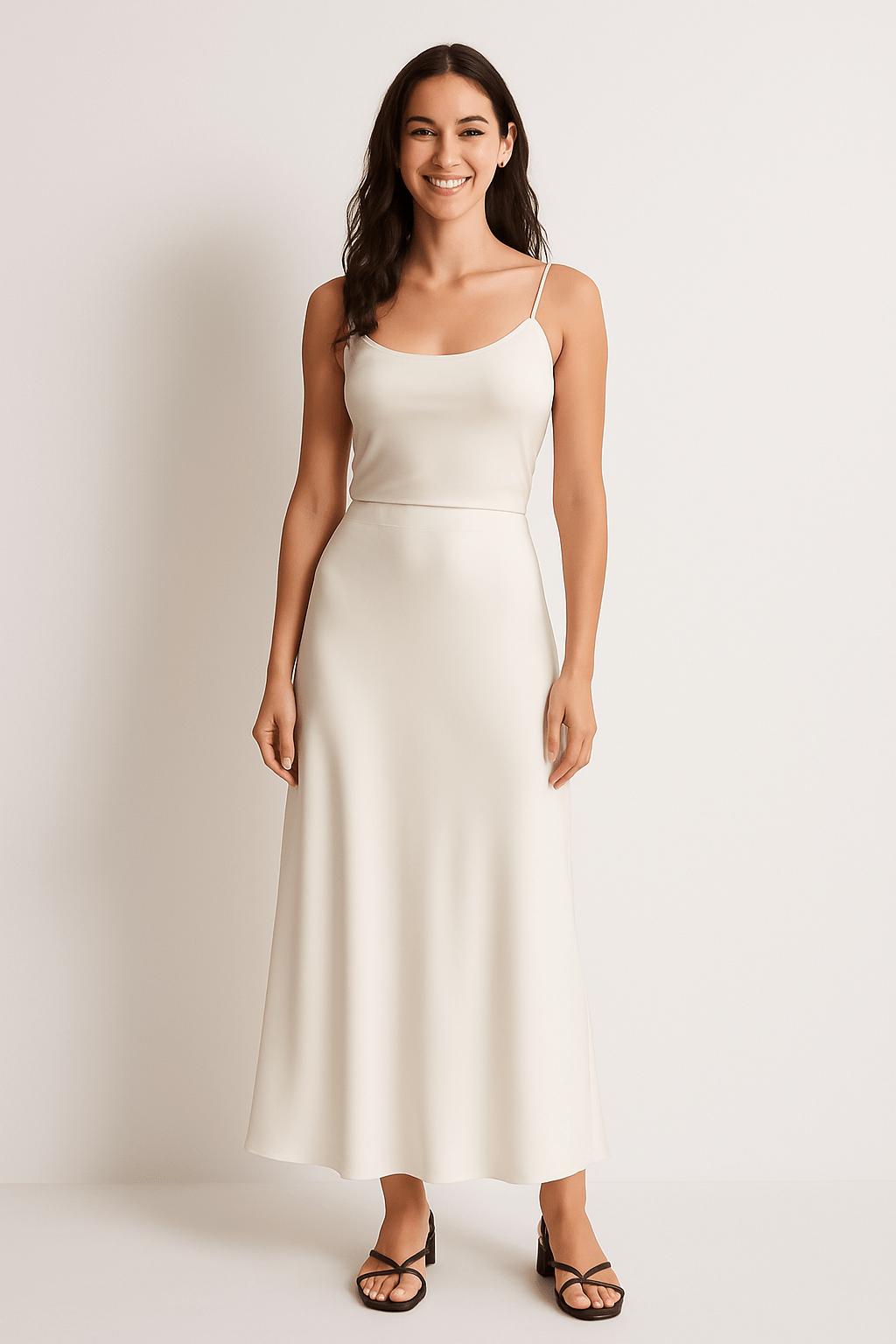 Aurora Midi Sukně Glanzoptik S Lesklým Vzhledem Pro Každý Styl