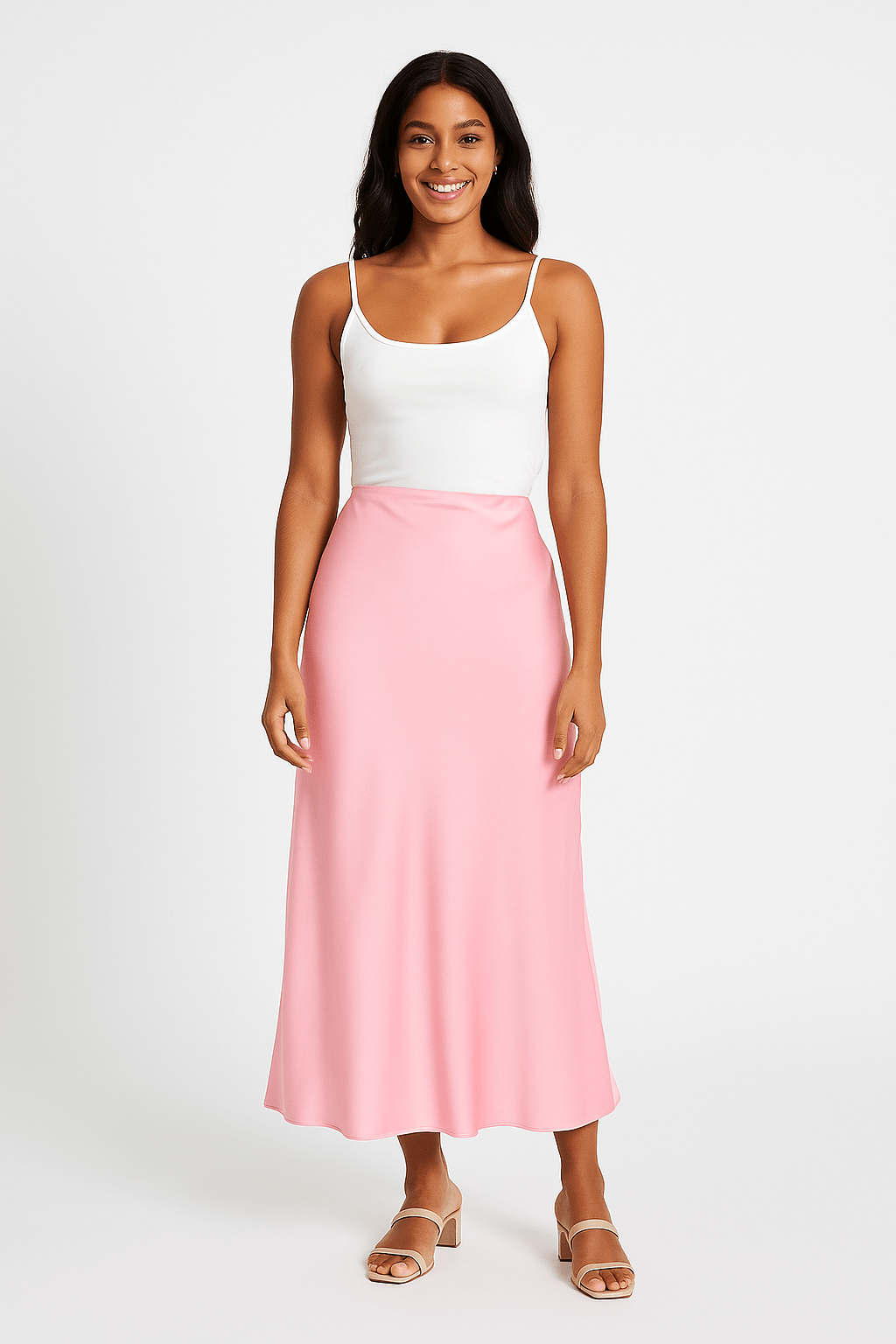 Aurora Midi Sukně Glanzoptik S Lesklým Vzhledem Pro Každý Styl