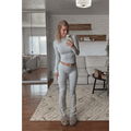 Aurea Jednoduchý a Moderní Slim-Fit Set Pulovr a Kalhoty