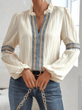 Aurora Studio Faltenbluse Elegantní Blůza Pro Každodenní Nošení