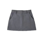 Nova Mini Sukně A-Linie S Kapsami Pro Každodenní Styl