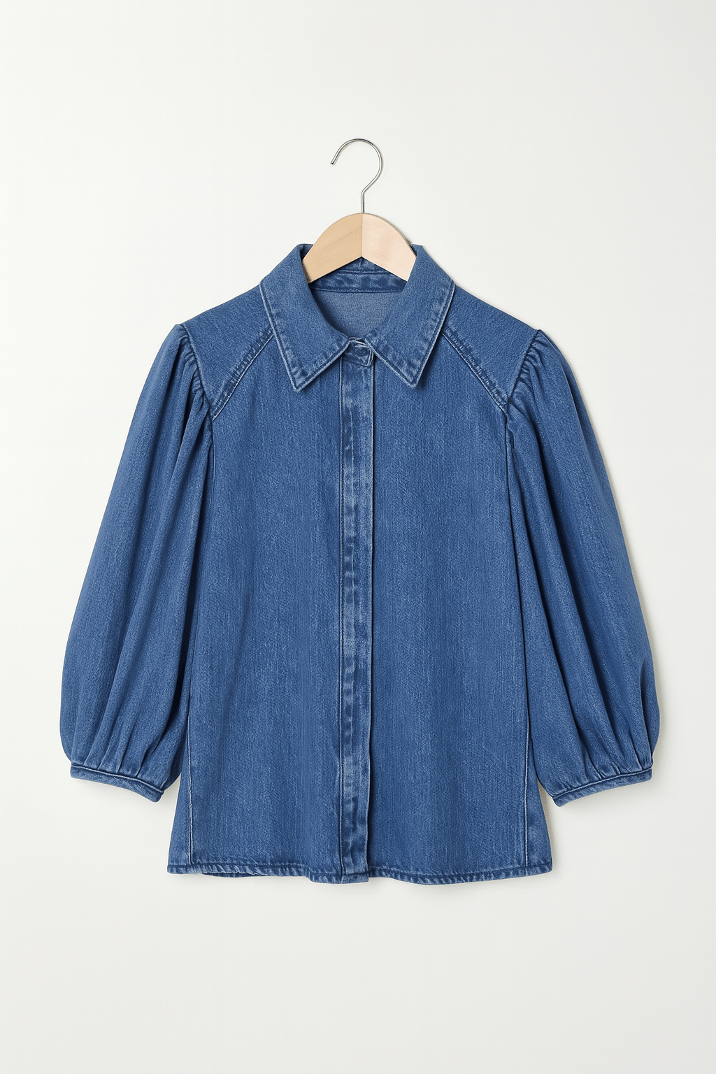 Nika Blůza S Balónovými Rukávy Pro Elegantní Každodenní Vzhled