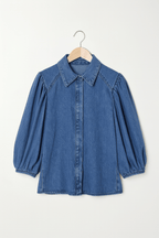 Nika Blůza S Balónovými Rukávy Pro Elegantní Každodenní Vzhled