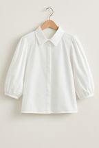 Nika Blůza S Balónovými Rukávy Pro Elegantní Každodenní Vzhled