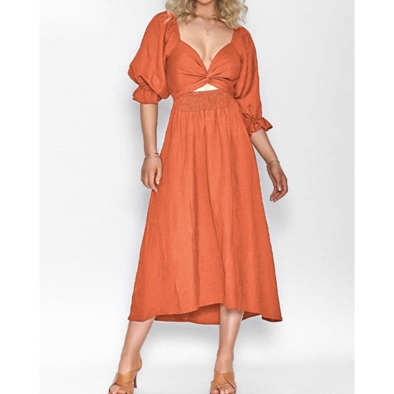 Nova Oboustranné Midi Šaty Dva Vzhledy Jeden Stylový Šatník