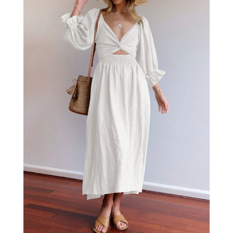 Nova Oboustranné Midi Šaty Dva Vzhledy Jeden Stylový Šatník