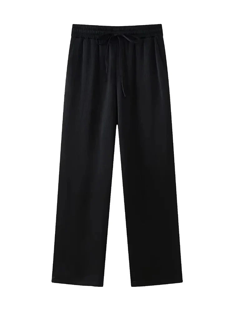 Nova Ležérně Elegantní Volně Padnoucí Blazer a Kalhoty Sada